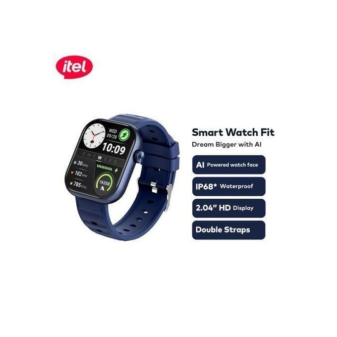 Montre connectée Fit 020 ISW-020 – Bleu + 1 Free Strap