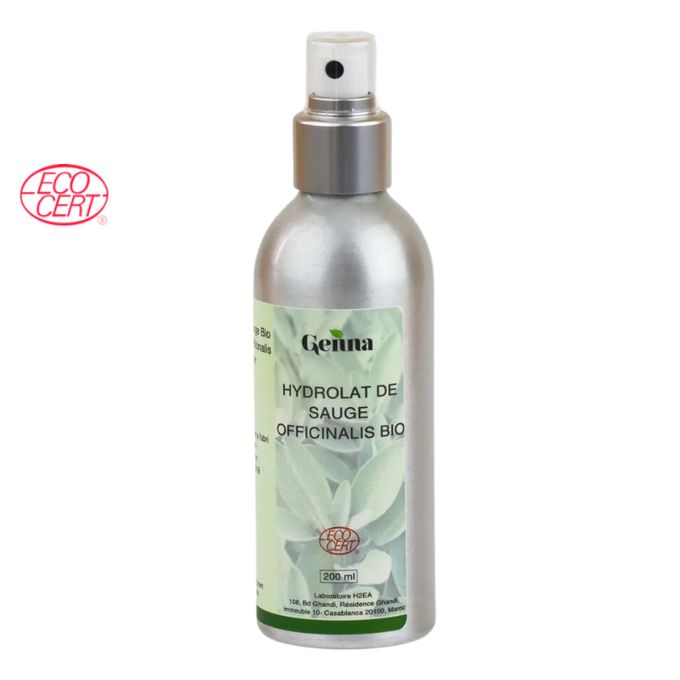 Hydrolat de Sauge Officinale certifié Bio – Purifiant Équilibrant – Beauté Santé Bien-être 200 mL