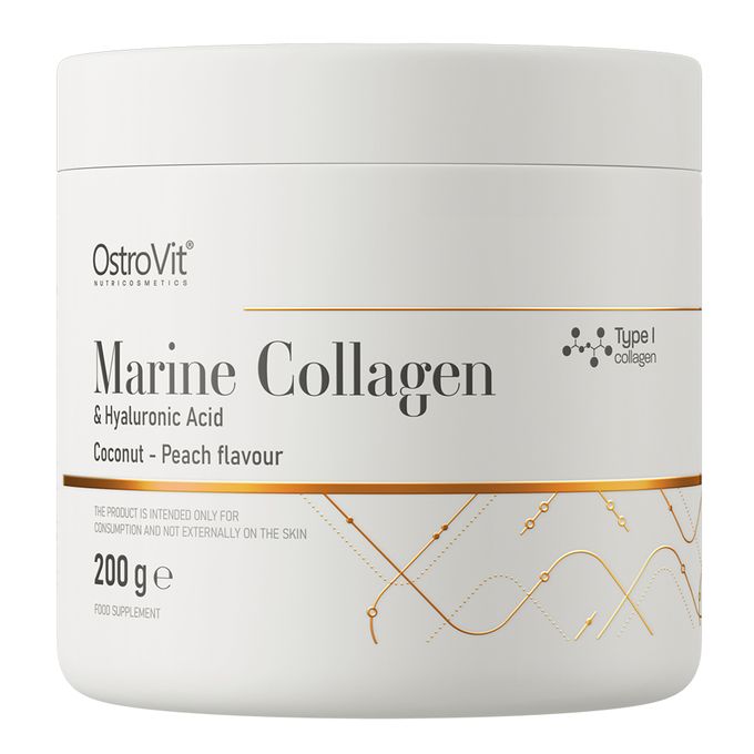 Marine Collagen + Hyaluronic Acid C 200 g Coconut and Peach - Beauté et Santé de la Peau et des Articulations
