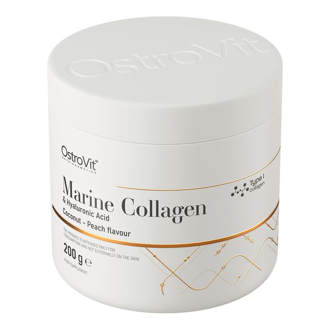 Marine Collagen + Hyaluronic Acid C 200 g Coconut and Peach - Beauté et Santé de la Peau et des Articulations