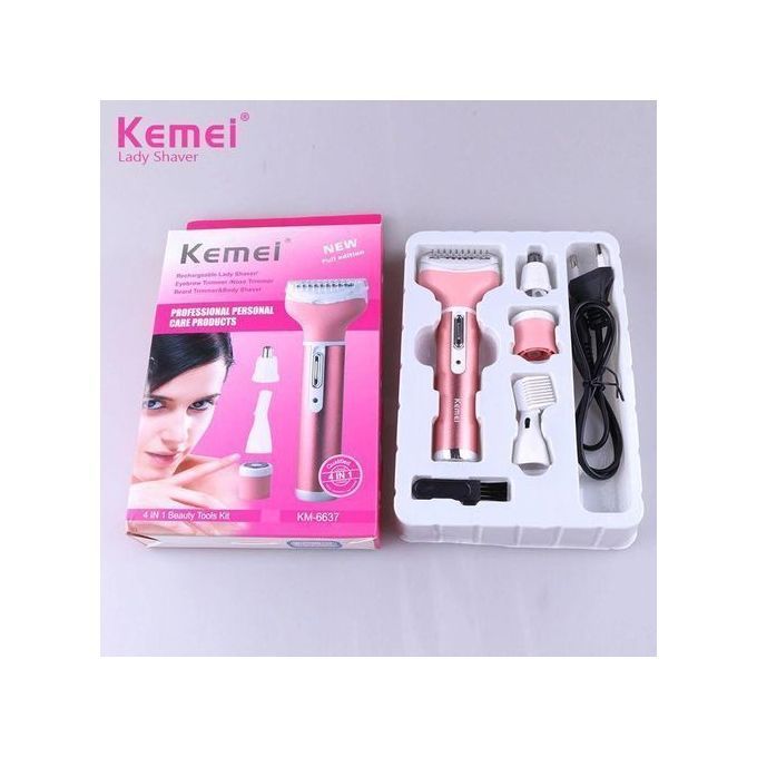 Tondeuse de femmes sante et beauté M-6637 Electric 4 in 1 Rechargeable