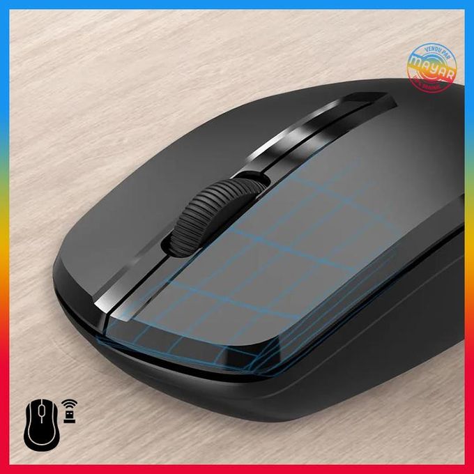Souris Optique Sans fil Bluetooth et USB wirless 2.4Ghz 1600 dpi haute résolution pour ordinateur bureau et portable + Pile inclus