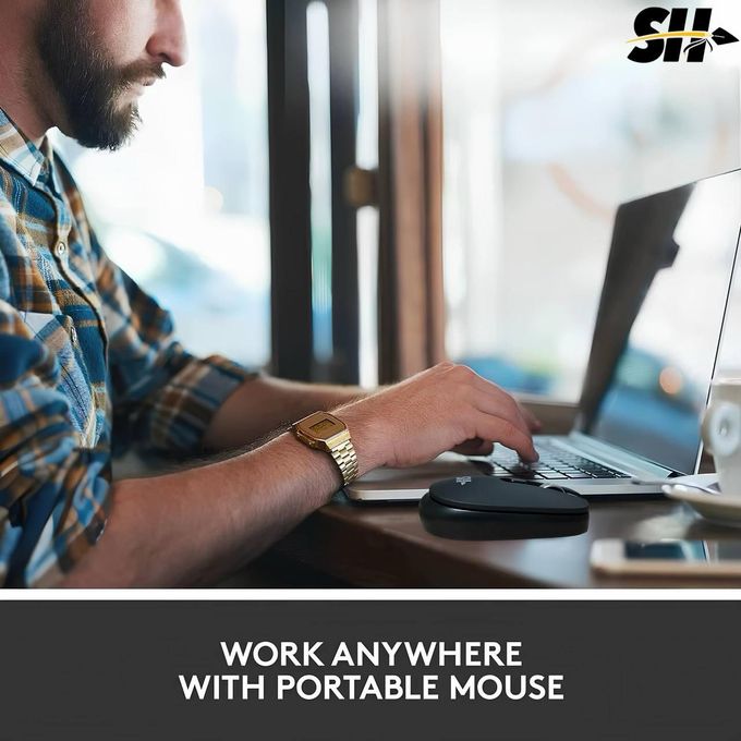 Souris Optique Sans fil Double Connectivité Bluetooth et USB wirless 2.4Ghz 800 - 1200 - 1600 dpi haute résolution pour ordinateur bureau et portable