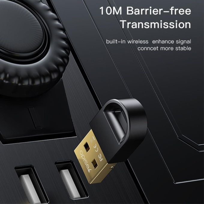 Adaptateur Clé USB Double Mode Wirless 2.4G &amp; Bluetooth 5.1 – Mini Récepteur Sans Fil