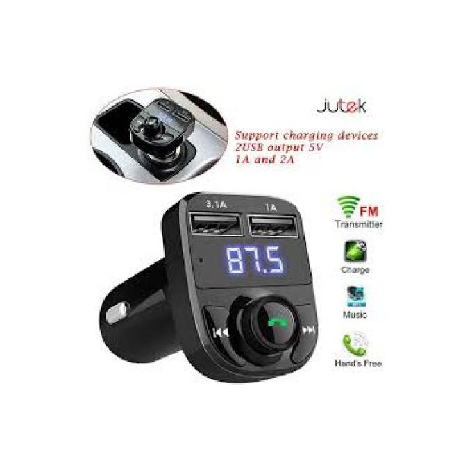 Car Bluetooth MP3 Wirless Voiture Transmetteur radio FM-noir-