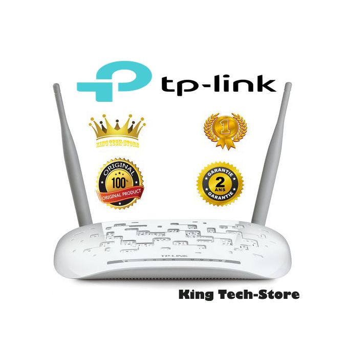 Top Router Modem 300Mbps Wireless N ADSL2+ TD-W8961N