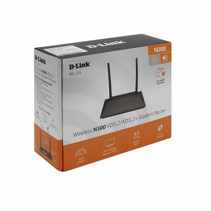Modem Router Sans-Fil Dsl-224 N300 VDSL2/ADSL2