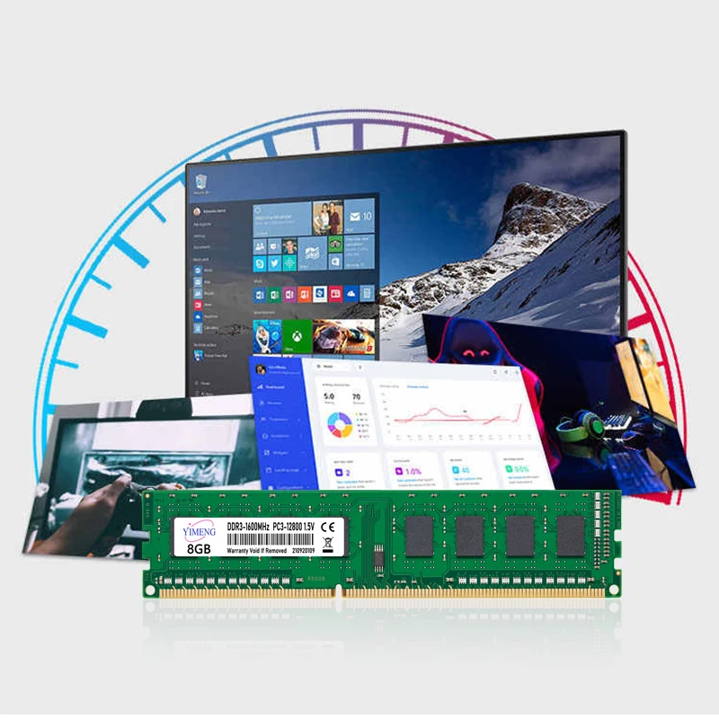 DDR3 DDR4 4GB 8GB 16GB Desktop Memory Ram PC4 1.2V 2133 2400 2666 3200Mhz PC3 1.5V 8500 10600 12800 Non-ECC DIMM Memories Ram - AliExpress 7