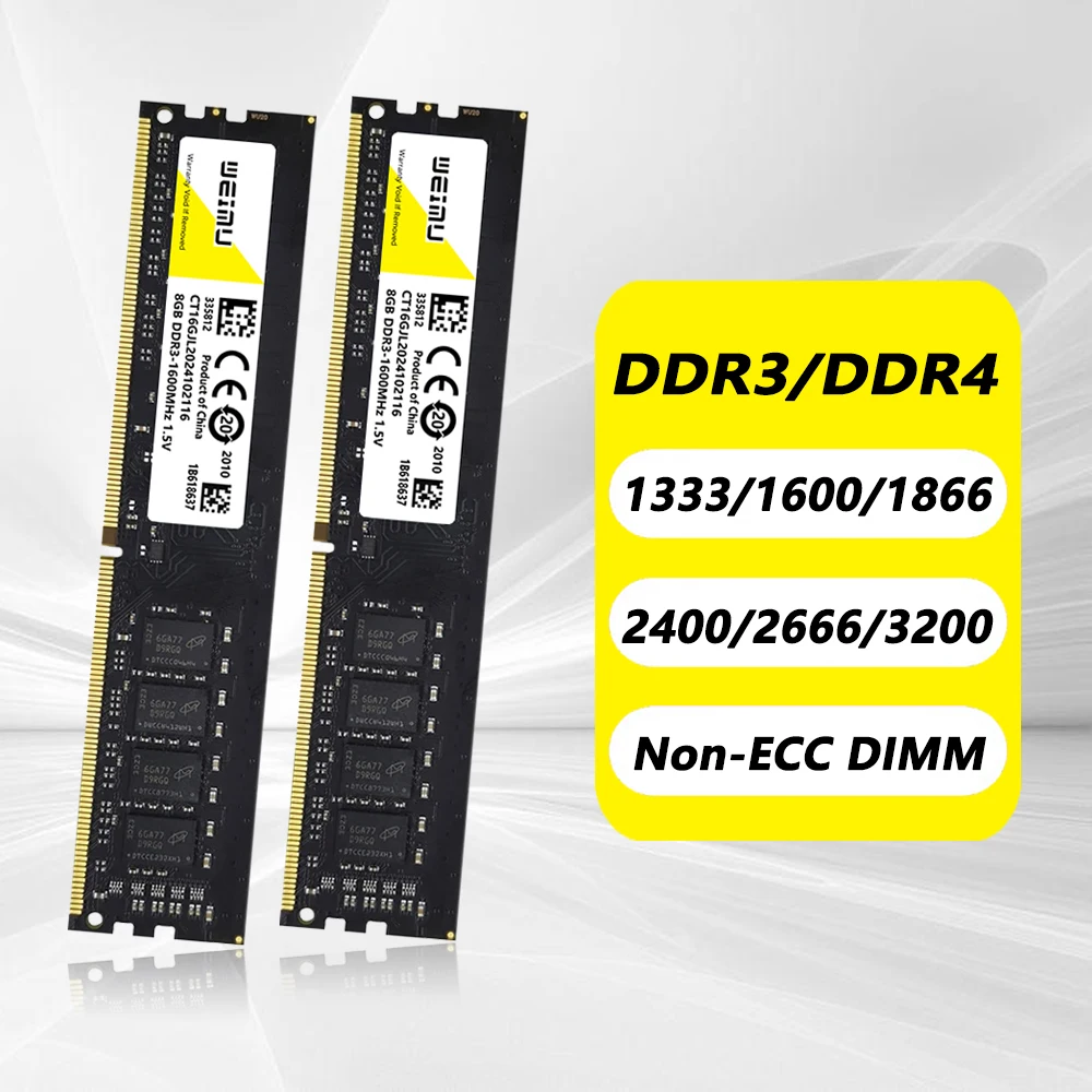 DDR3 DDR4 4GB 8GB 16GB Desktop Memoria Ram PC3 1.5V 1066 1333 1600Mhz PC4 1.2V 8500 10600 12800U 240Pin DIMM Memory Computer RAM - AliExpress 7