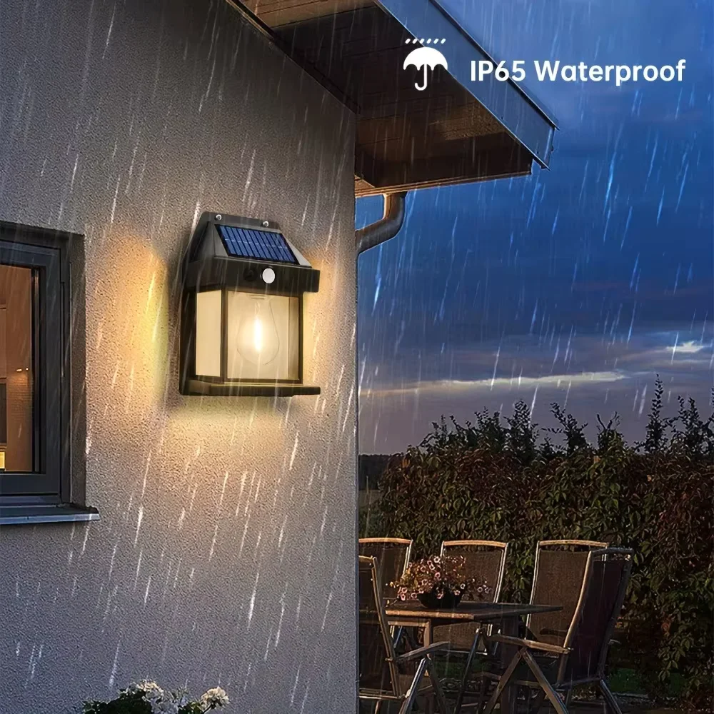 Powerful Solar Wall Light Outdoor Waterproof LED Lamp House Garden Fence Decoration Light Sensor Solar Energy Wall Lantern LED - Local Store Product Gallery Image